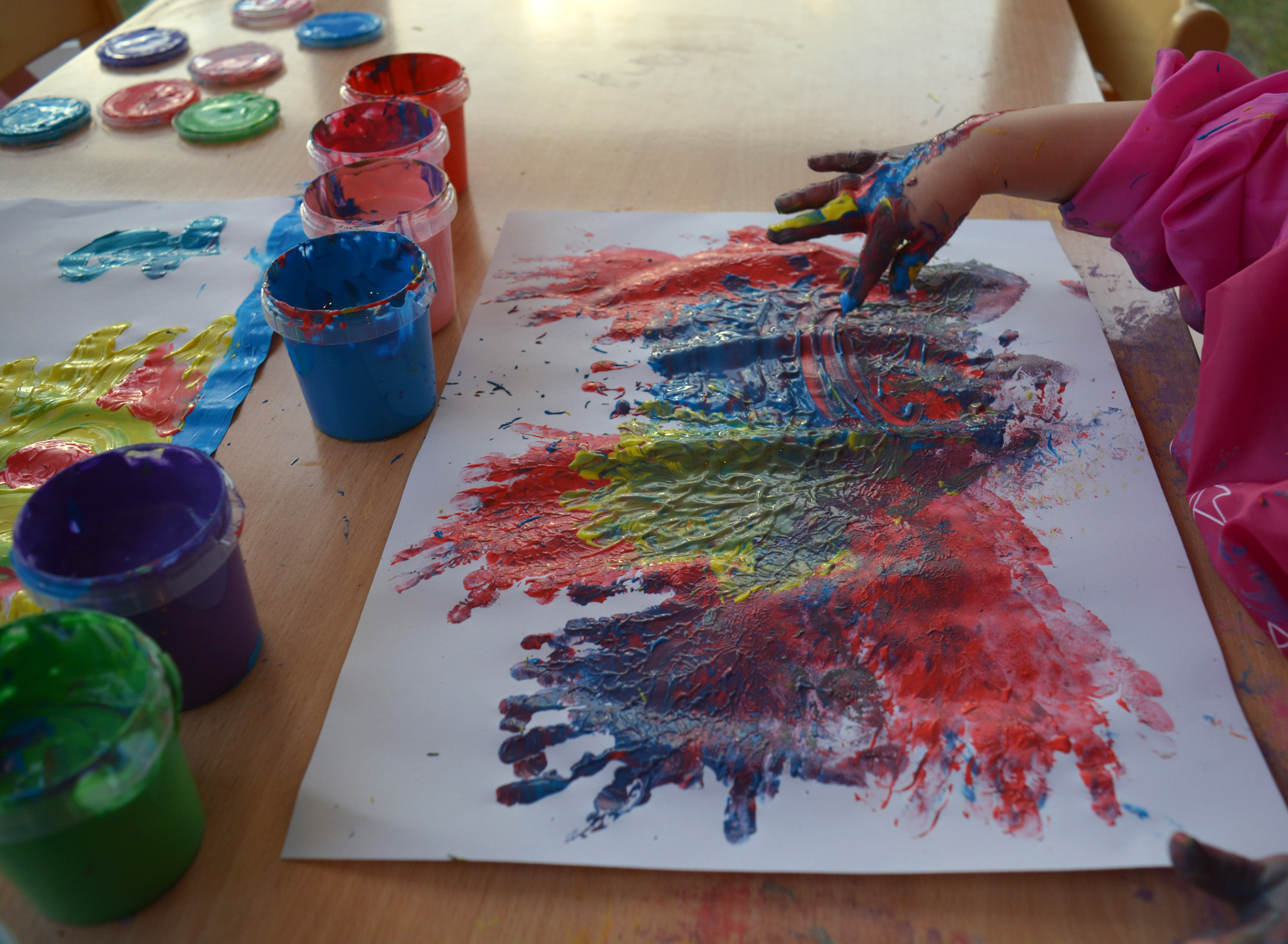 12pcs Fingerfarben Non Toxic für Malerei Zeichnung Kinder Kinder 