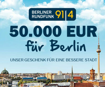 Ich bitte euch um eure Unterstützung: 50.000 Euro für Berlin!