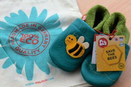 Süße Schuhe: Mit Biene Susi von POLOLO gegen das Bienensterben! + Hintergrundinfos von Franziska + Gewinnspiel