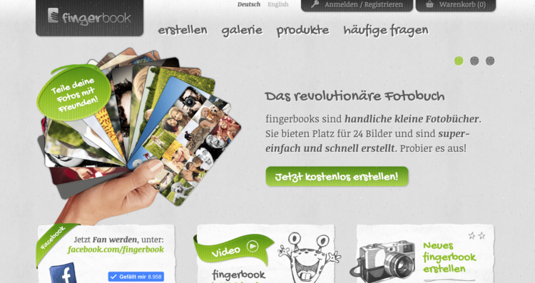 fingerbook fotogeschenk fotoalbum fotobuch