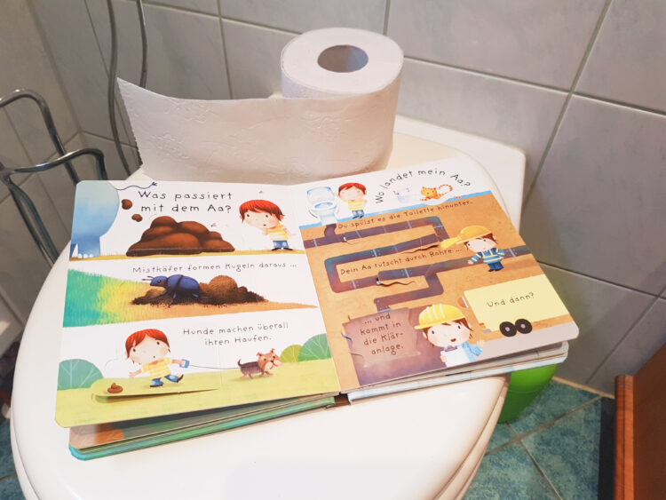 Alle müssen mal aufs Klo Toilette AA Pipi Kacka Kinderbuch Bilderbuch Sachbilderbuch Usborne Verlag
