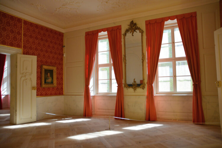 Schlafzimmer im Schloss Mirow