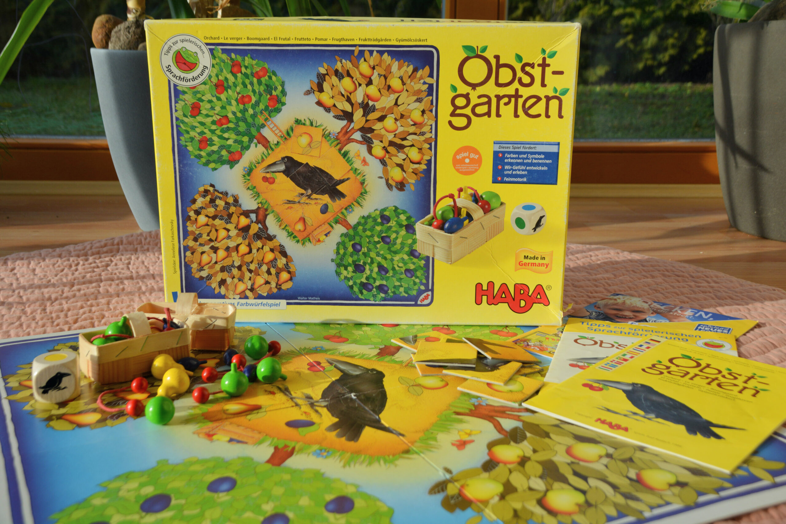 Spiel Farben-Lernspiel Kooperatives Spiel Obstgarten Haba 4170 ab 3 Jahre 