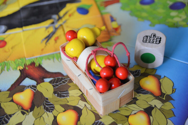 Brettspiel für Kinder Obstgarten