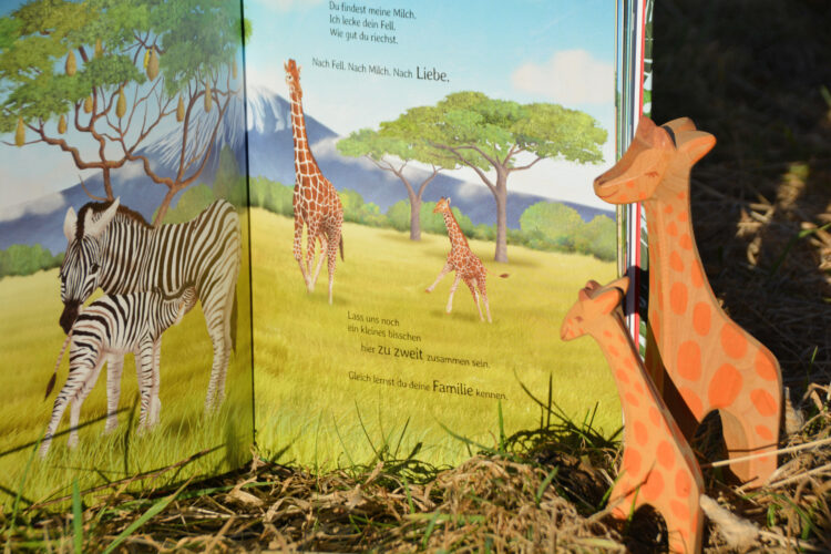 Elternliebe Bilderbuch Giraffen