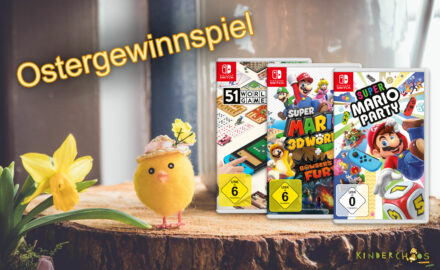 Ostergewinnspiel: Gewinne ein prall gefülltes Nintendo Switch-Spiele-Osterkörbchen!