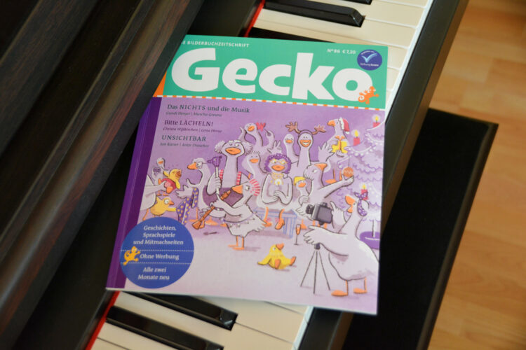 Gecko-Heft ohne Werbung