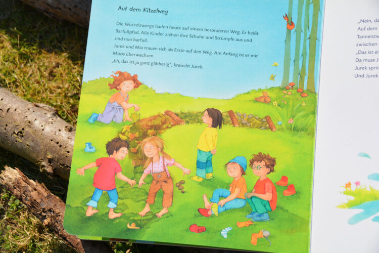 Waldkindergarten Barfußpfad Bilderbuch