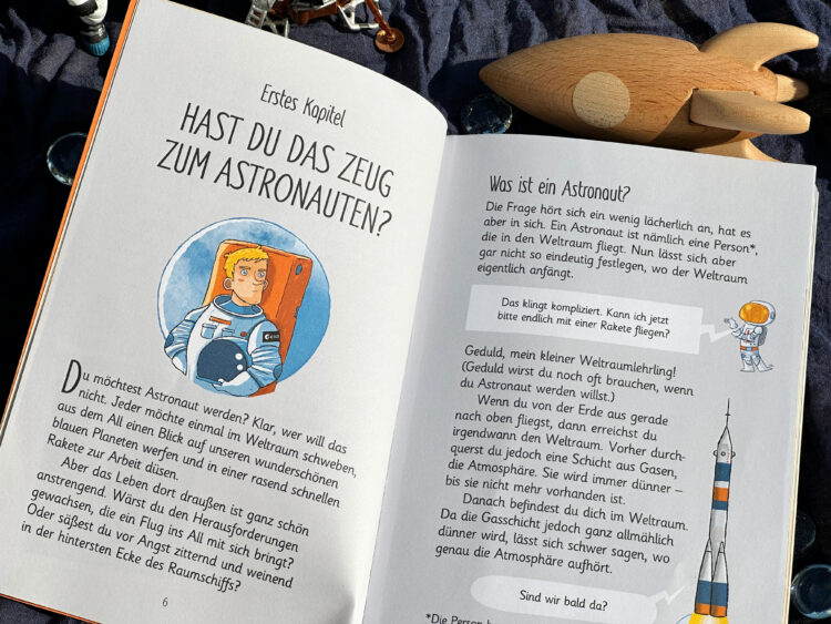 Kinderbuch Handbuch Astronautin werden