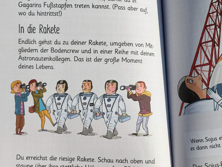 Astronautin werden Kindersachbuch