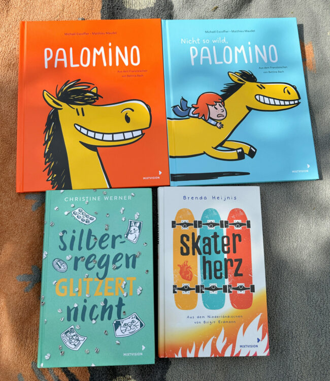 Palomino Skaterherz Silberregen glitzert nicht