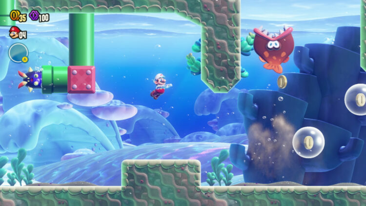 Level Unterwasserwelt Super Mario